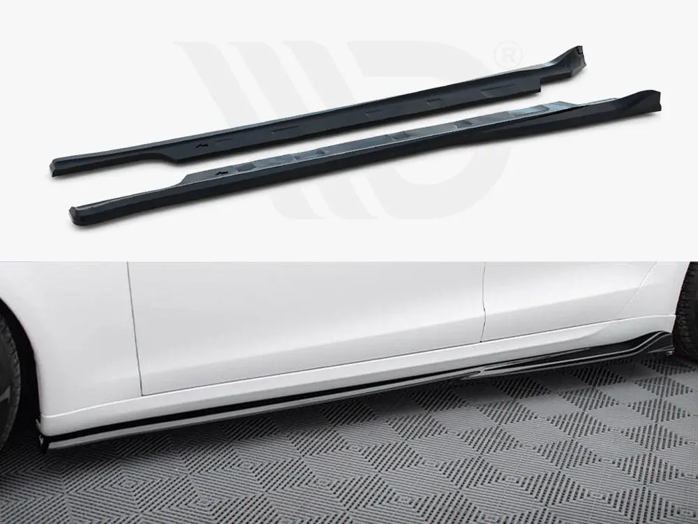 Maxton Design Side Skirts Diffusers V.1 Tesla Model S Plaid Mk1 Facelift 1