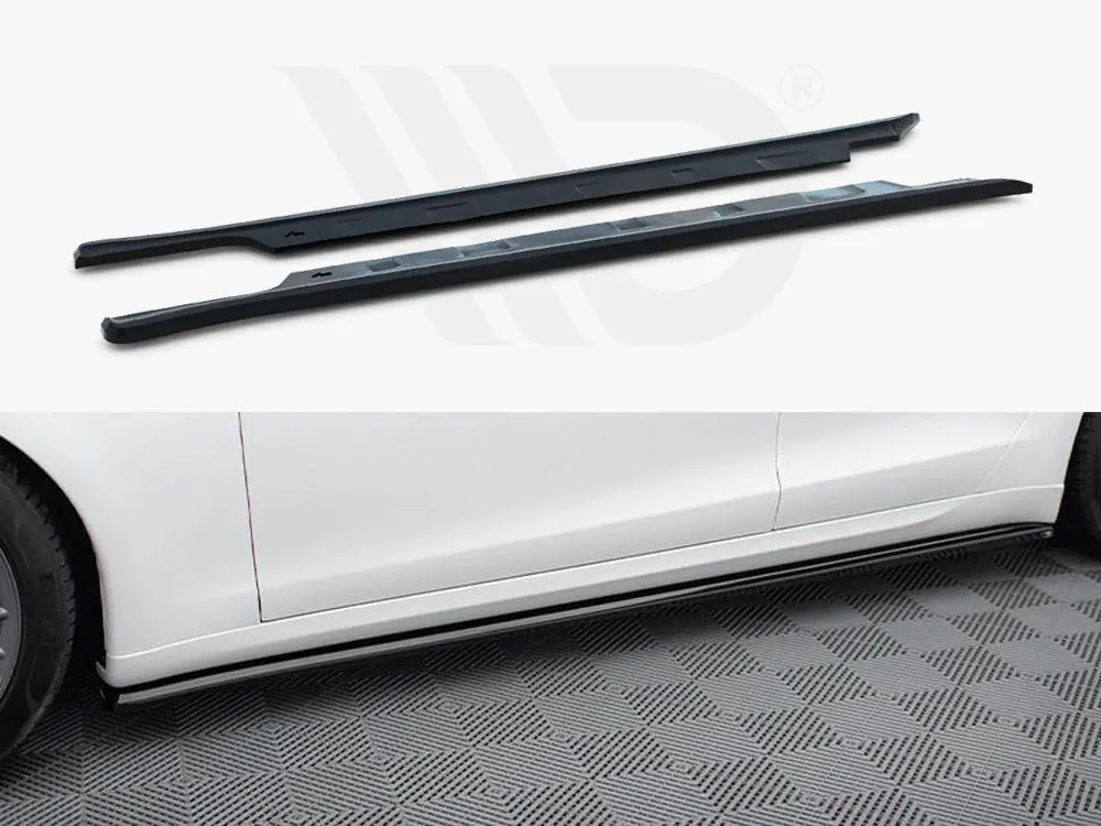 Maxton Design Side Skirts Diffusers V.2 Tesla Model S Plaid Mk1 Facelift 1