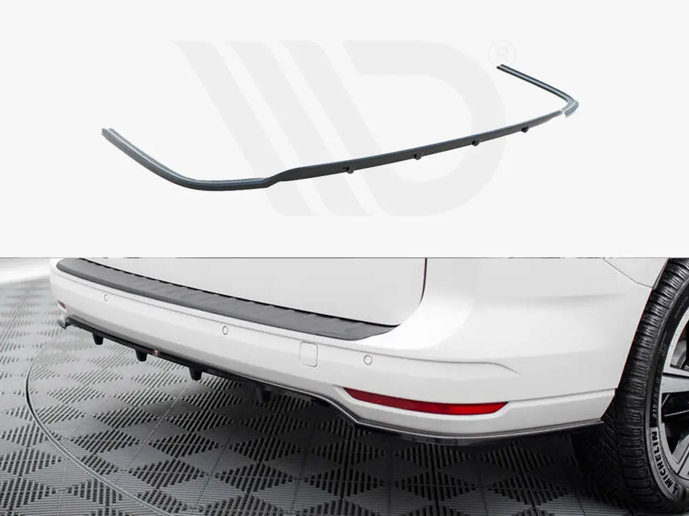 Maxton Design Central Rear Splitter (Vertical Bars) Volkswagen Caddy Maxi Mk5 1