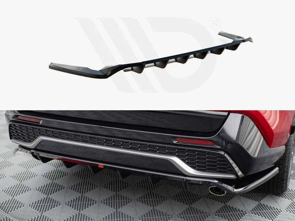 Maxton Design Central Rear Splitter (Vertical Bars) Toyota Rav4 Gr Sport Mk5 1