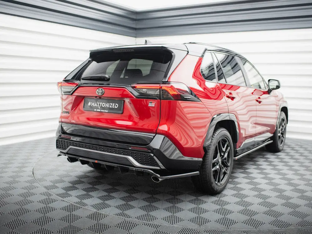 Maxton Design Central Rear Splitter (Vertical Bars) Toyota Rav4 Gr Sport Mk5 2