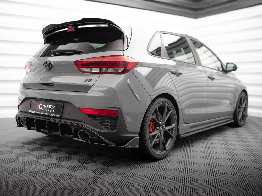 Maxton Design Rear Side Splitters V.4 + Flaps Hyundai I30 N Hatchback Mk3 Facelift 2