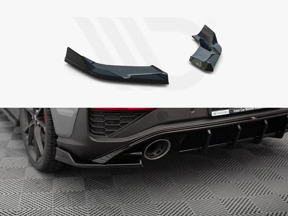 Maxton Design Rear Side Splitters V.6 Hyundai I30 N Hatchback Mk3 Facelift 1