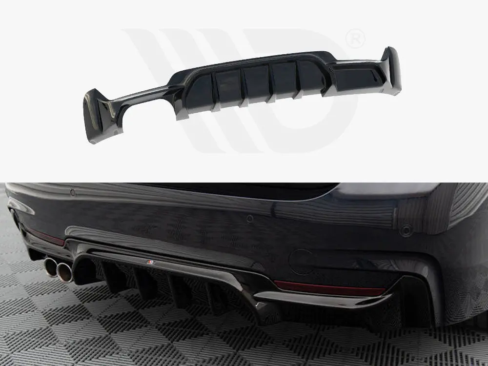 Maxton Design Rear Valance Bmw 4 Coupe / Gran Coupe M-Pack F32 / F36 (Version With Exhaust On One Side) 1