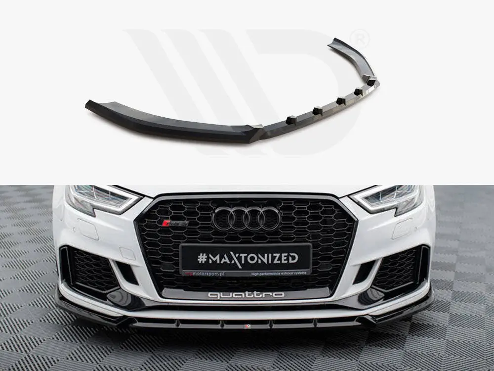 Maxton Design Front Splitter V.3 Audi Rs3 Sedan 8V Facelift 1