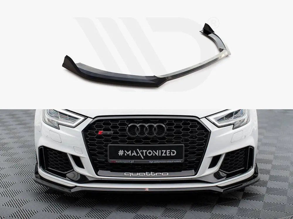 Maxton Design Front Splitter V.4 Audi Rs3 Sedan 8V Facelift 1