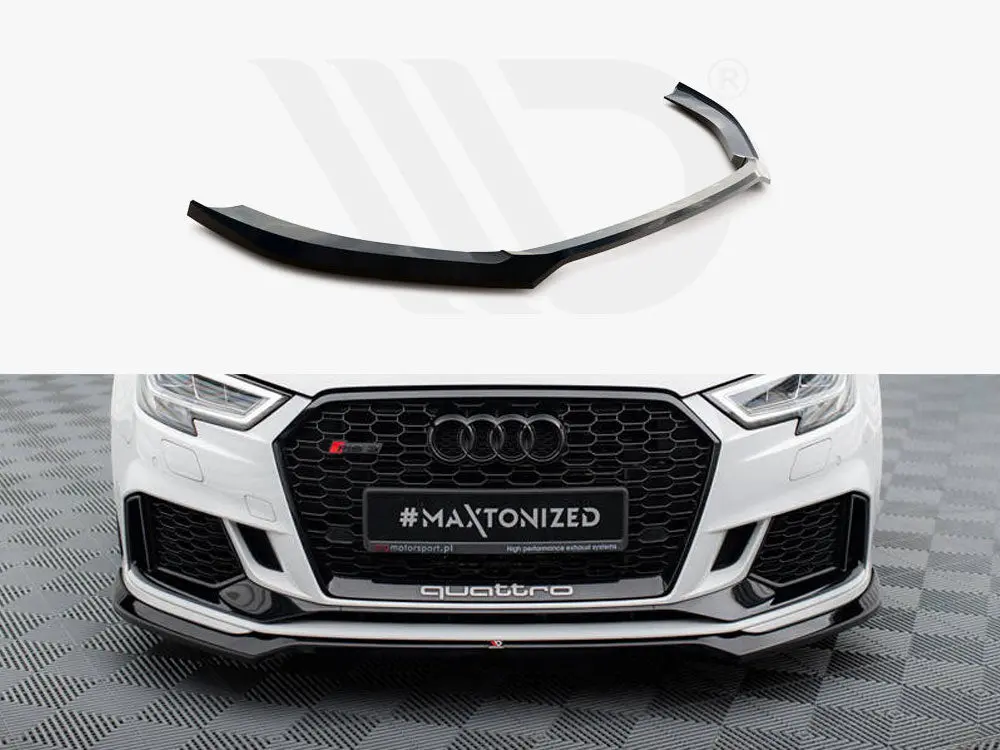 Maxton Design Front Splitter V.5 Audi Rs3 Sedan 8V Facelift 1