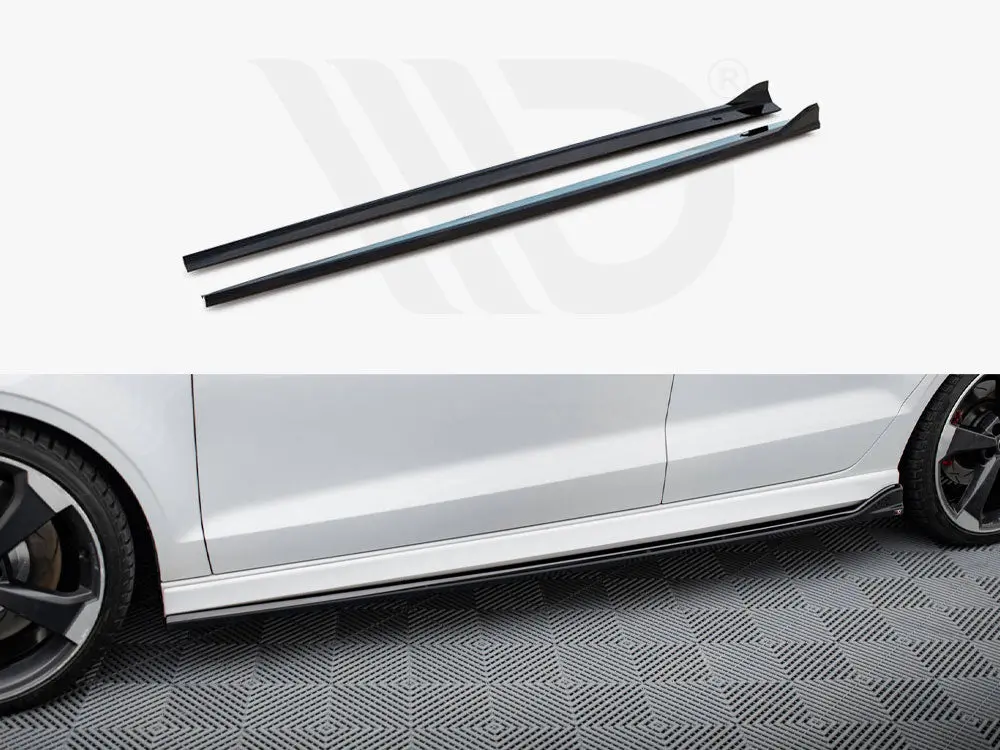 Maxton Design Side Skirts Diffusers V.3 Audi Rs3 Sedan 8V Facelift 1