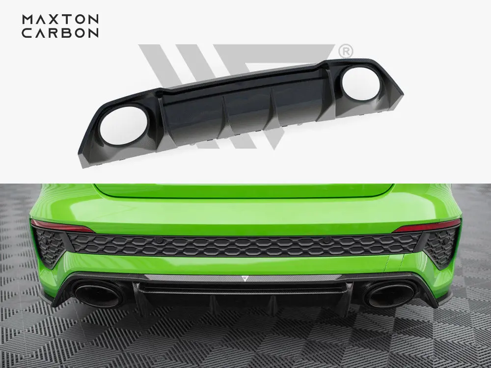 Maxton Design Carbon Fiber Rear Diffuser Audi Rs3 Sedan 8Y 1