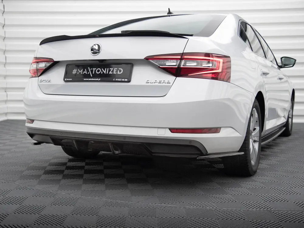 Maxton Design Rear Side Splitters Skoda Superb Mk3 Hatchback / Estate 2