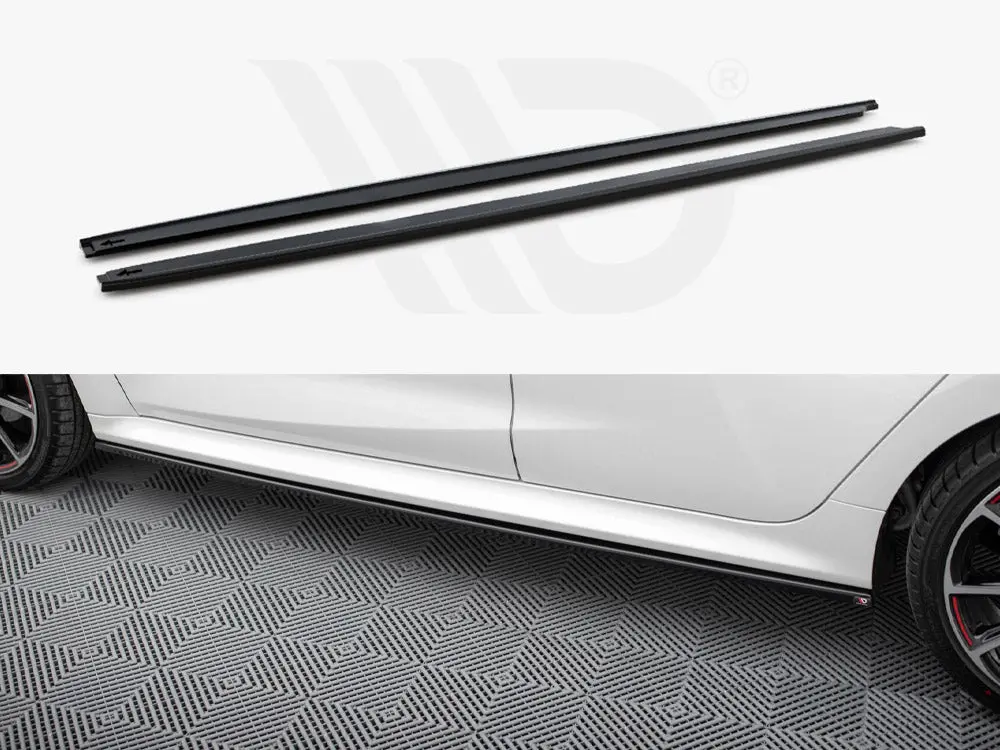 Side Skirts Diffusers V.2 Toyota Yaris Mk4 1