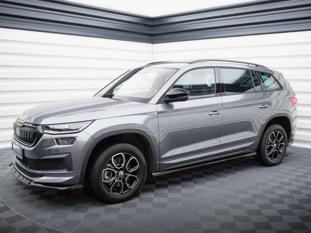 Maxton Design Side Skirts Diffusers Skoda Kodiaq Sportline Mk1 Facelift 2