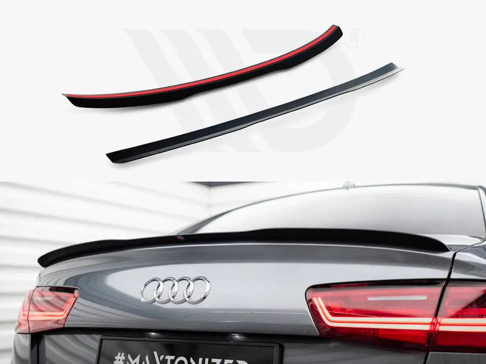 Maxton Design Spoiler Cap Audi A6 / A6 S-Line C7 / C7 Fl Sedan 1
