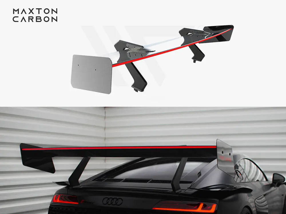 Maxton Design Carbon Spoiler + Led Audi R8 Mk2 Facelift 1