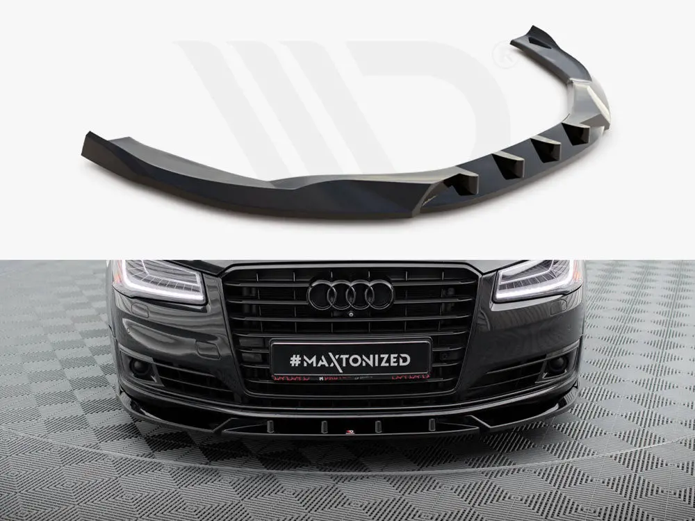 Maxton Design Front Splitter Audi A8 D4 Facelift 1