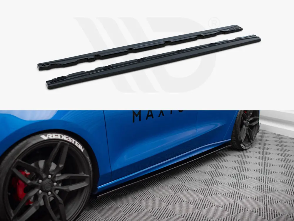 Maxton Design Side Skirts Diffusers Ford Focus St / St-Line Mk4 1