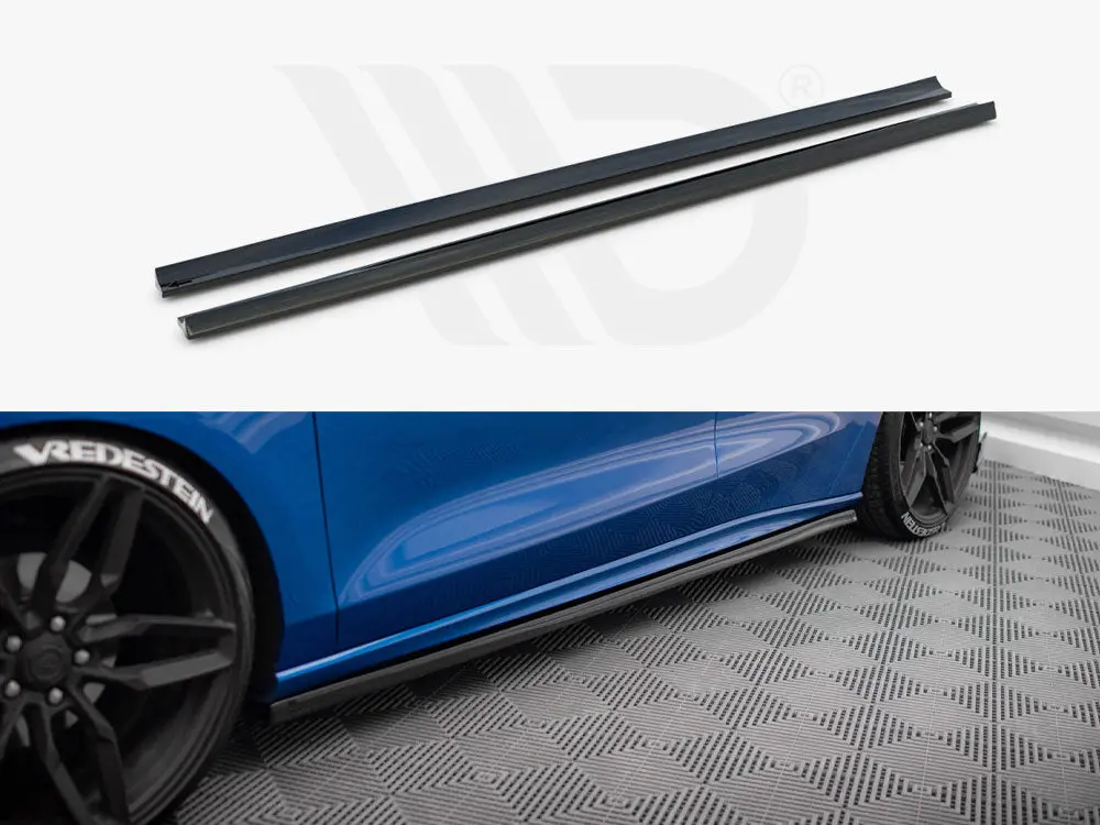 Maxton Design Side Skirts Splitters V.5 Ford Focus Mk4 St / St-Line (2018-) 1