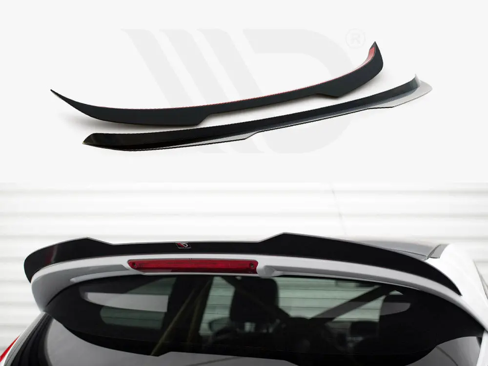 Maxton Design Spoiler Cap Ford Fiesta Mk7.5 St Black And White Edition (2013-2017) 2