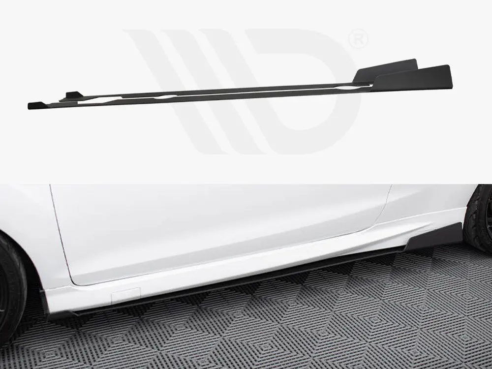 Maxton Design Racing Side Skirts Splitters Ford Fiesta Mk7 St Facelift (2013-2017) 1