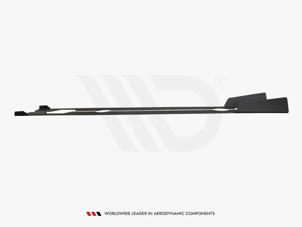 Maxton Design Racing Side Skirts Splitters Ford Fiesta Mk7 St Facelift (2013-2017) 2