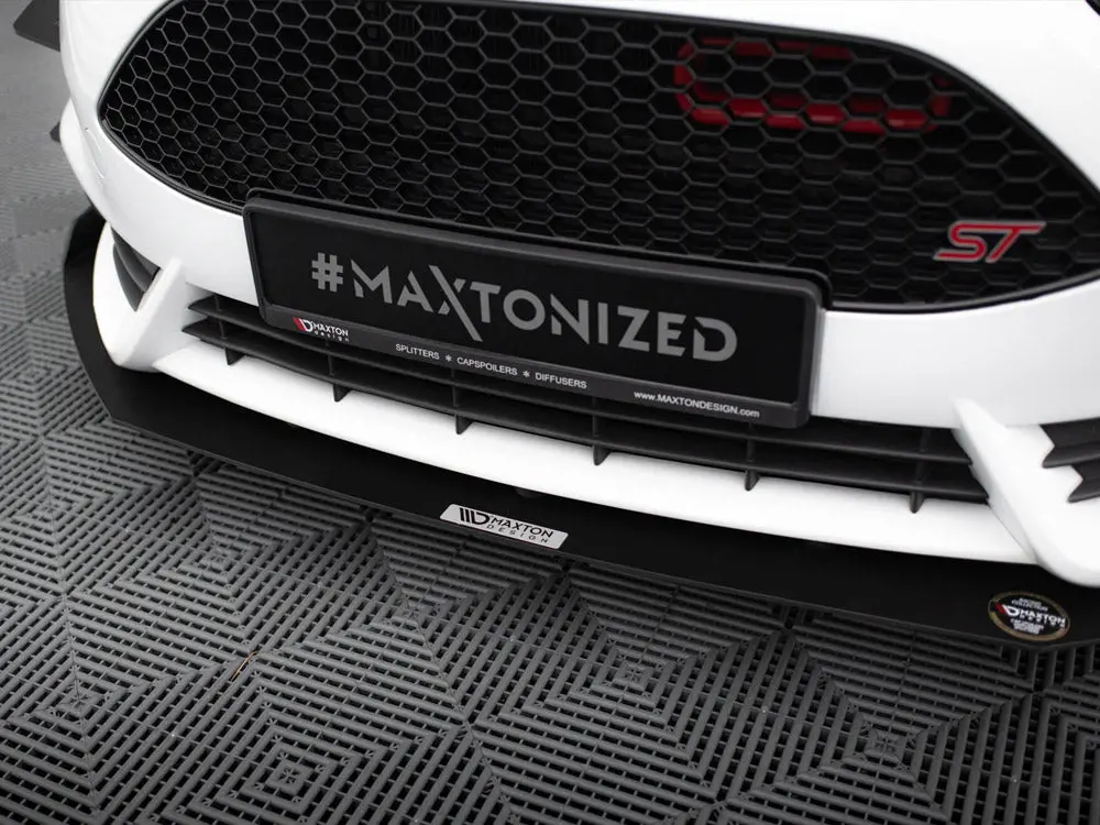 Maxton Design Front Racing Splitter V.3 Ford Fiesta Mk7 St Facelift (2013-2017) 2