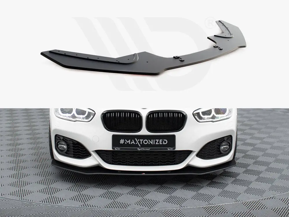 Maxton Design Street Pro Front Splitter V3 Bmw 1 F20 M-Pack Facelift / M140i (2015-2019) 1