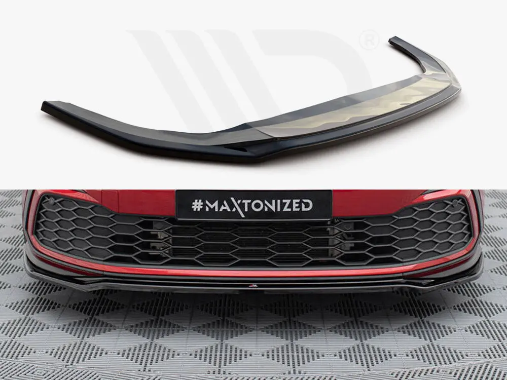 Maxton Design Front Splitter V4 Vw Golf 8 Gti / R-Line (2020-) 1