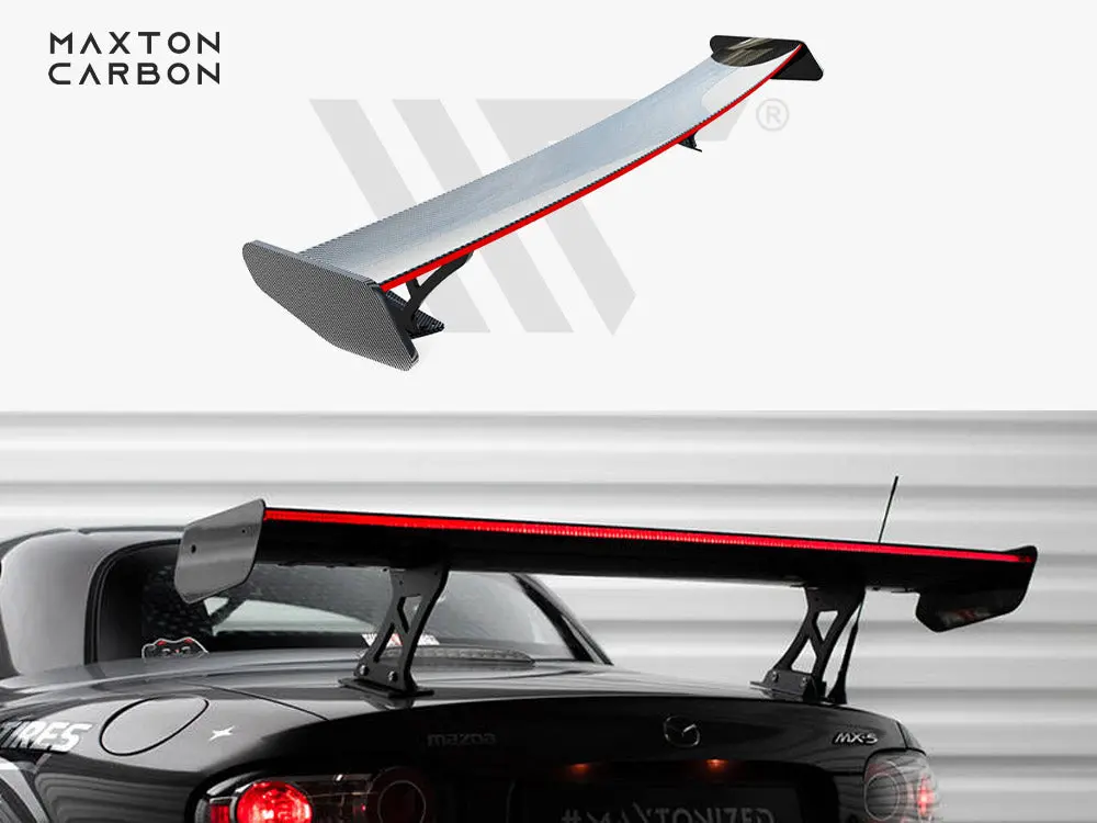 Carbon Spoiler + Led Mazda Mx5 Hardtop Nc (Mk3) 1