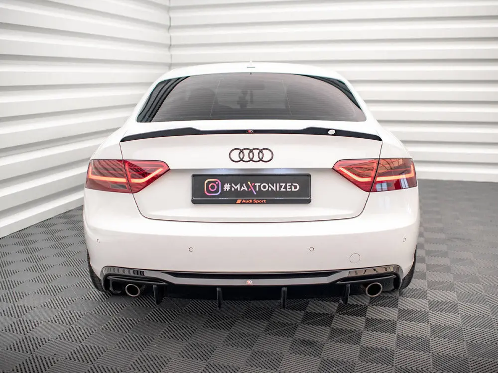 Maxton Design Rear Valance Audi A5 8T Facelift (Version With Single Exhausts On Both Sides) 2
