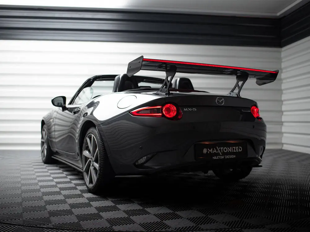 Carbon Spoiler Jdm Style + Led Mazda Mx-5 Nd (Mk4) 2