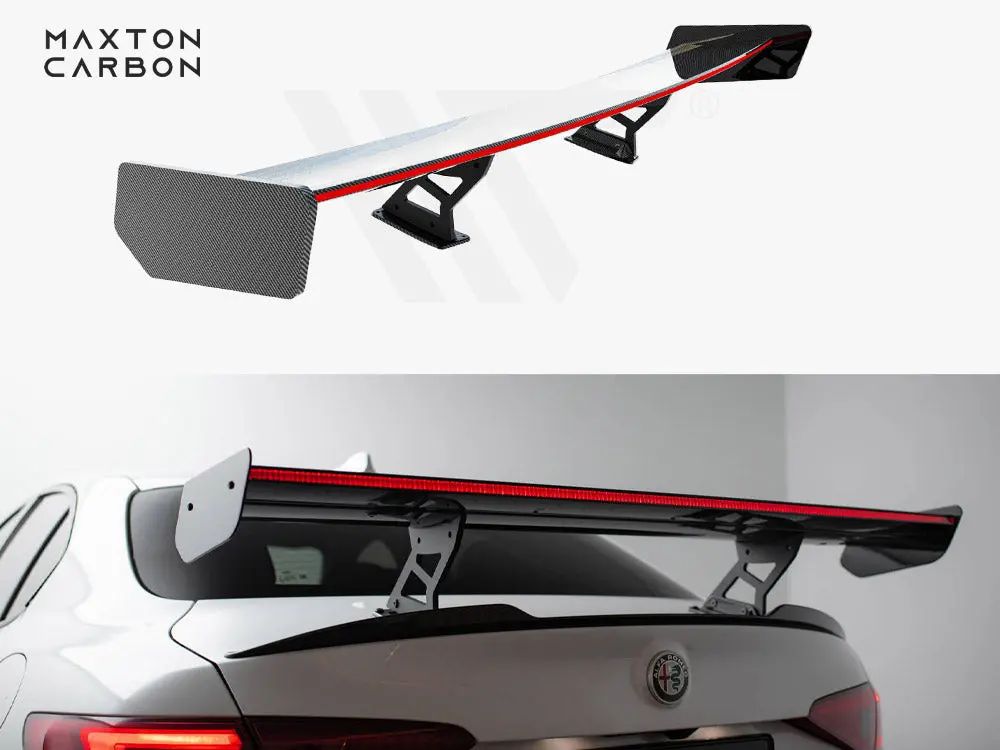 Carbon Spoiler + Led Alfa Romeo Giulia Quadrifoglio 1