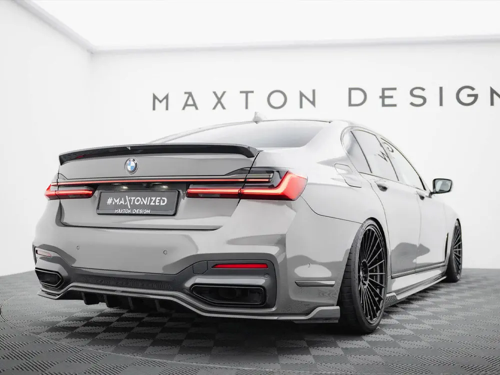 Maxton Carbon Fiber Tailgate Spoiler Bmw 7 G11 / G11 Facelift 2