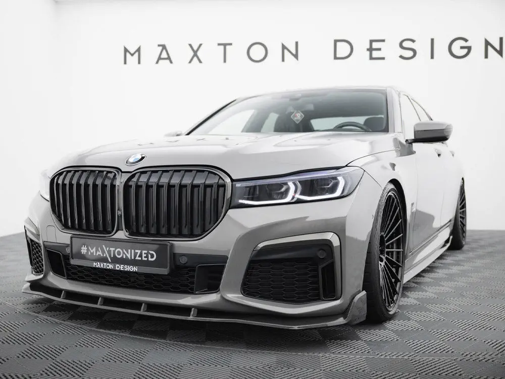 Maxton Carbon Fiber Front Splitter + Abs Splitter Bmw 7 M-Pack G11 Facelift 2