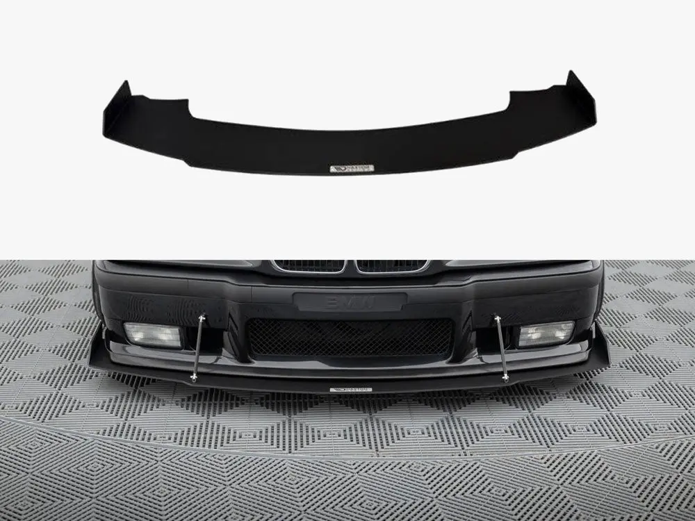 Maxton Design Front Racing Splitter Bmw M3 / 3 M-Pack Coupe / Cabrio E36 1