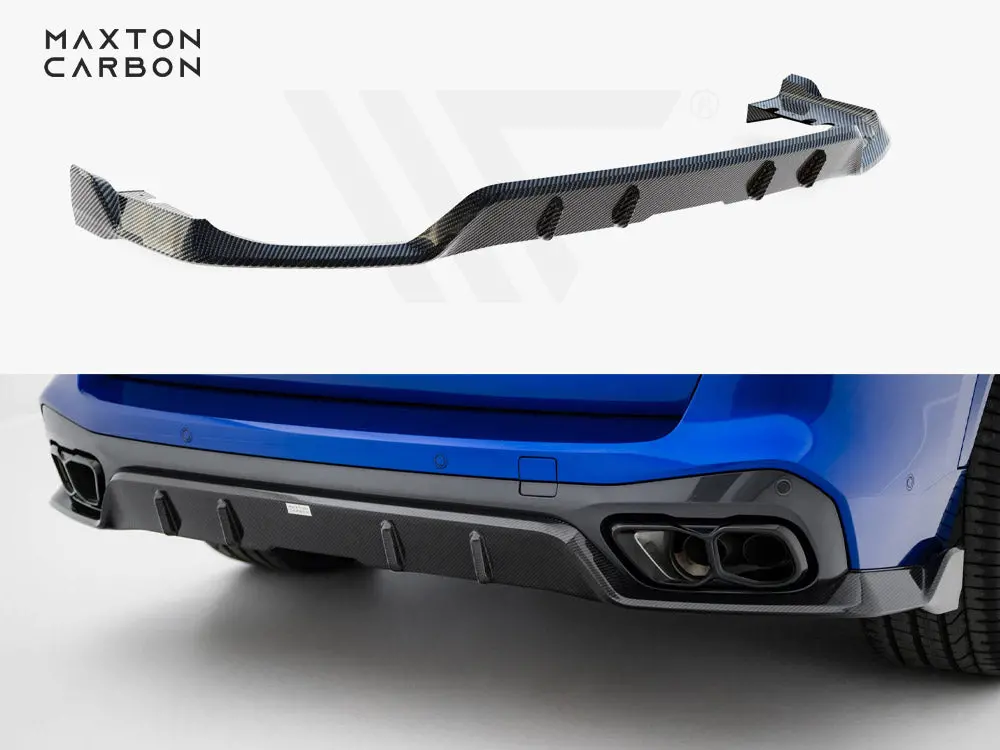 Prepreg Carbon Fiber Rear Diffuser Bmw X5 M-Pack G05 Facelift 1