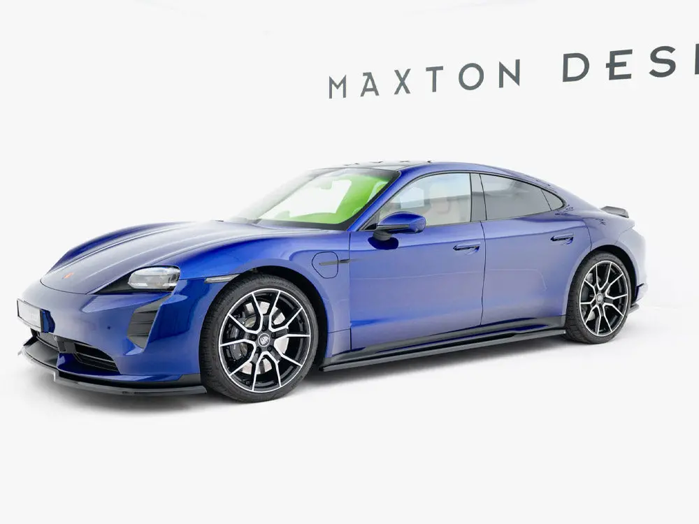 Maxton Design Side Skirts Diffusers Porsche Taycan Mk1 2