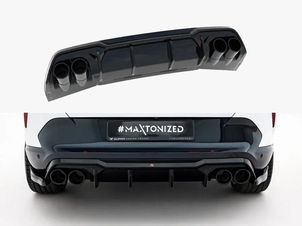 Maxton Design Rear Valance V.3 + Exhaust Ends Imitation Cupra Formentor Mk1 Facelift 1