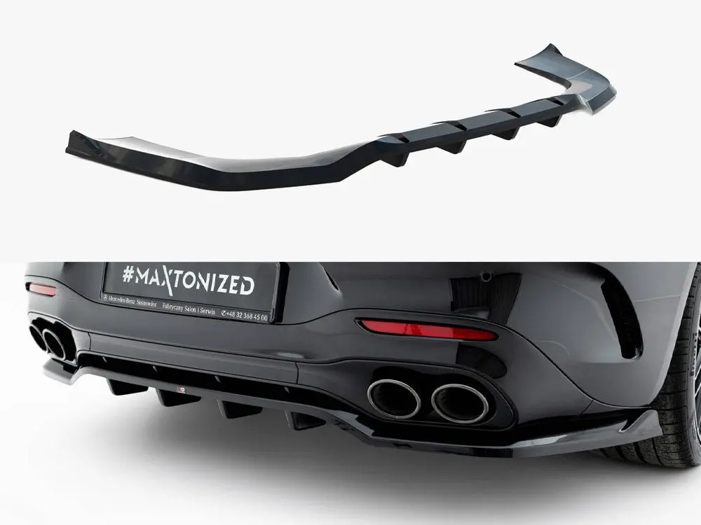 Maxton Design Rear Splitter (Vertical Bars) Mercedes-Amg Sl 63 R232 1