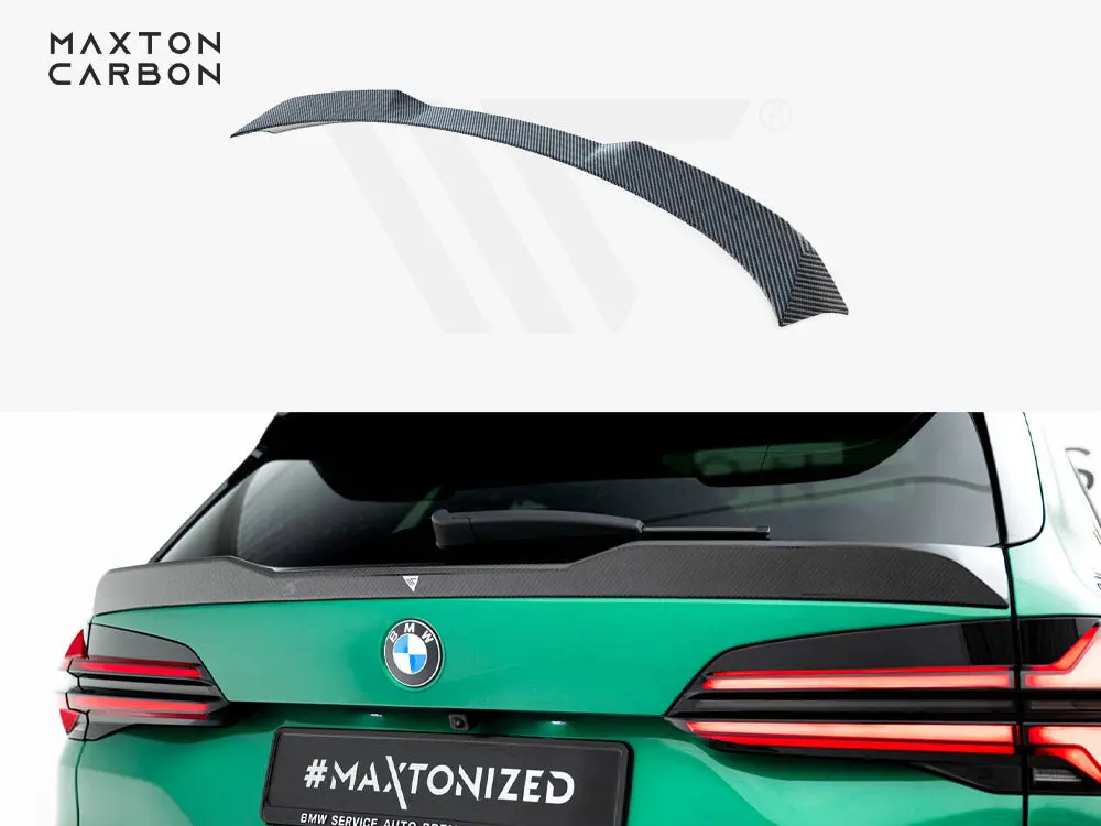 Maxton Design Prepreg Carbon Fiber Tailgate Spoiler (Lower) Bmw X5 M / X5 M-Pack F95 / F95 Facelift / G05 / G05 Facelift 1