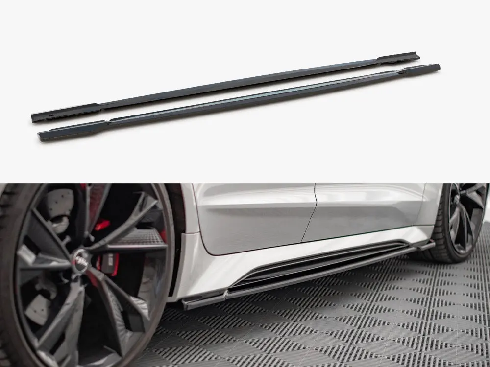 Maxton Design Side Skirts Splitters V.1 Audi Rs7 C8 1