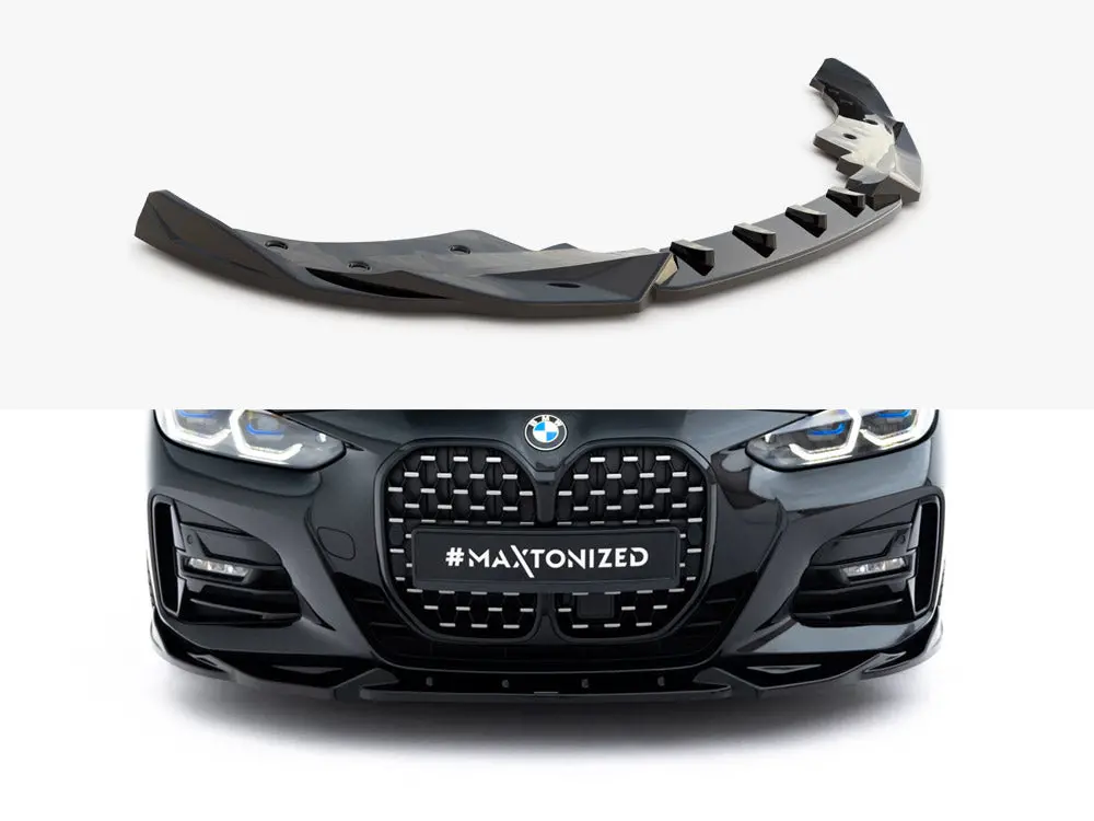Maxton Design Front Splitter V.2 Bmw 4 M-Pack / M440i G22 / G23 / G22 Facelift / G23 Facelift 1