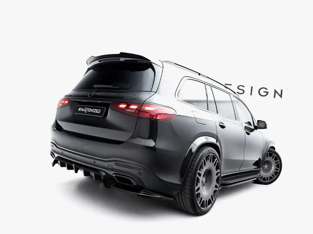 Maxton Design Rear Splitter (Vertical Bars) Mercedes-Benz Gls Amg-Line X167 Facelift 2