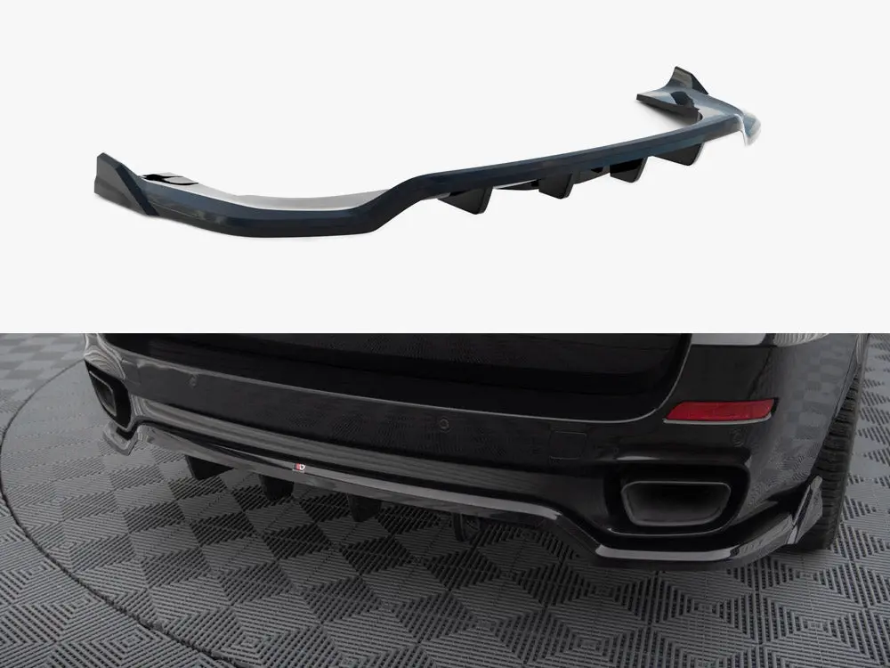 Maxton Design Rear Splitter (Vertical Bars) Bmw X5 M-Pack F15 1