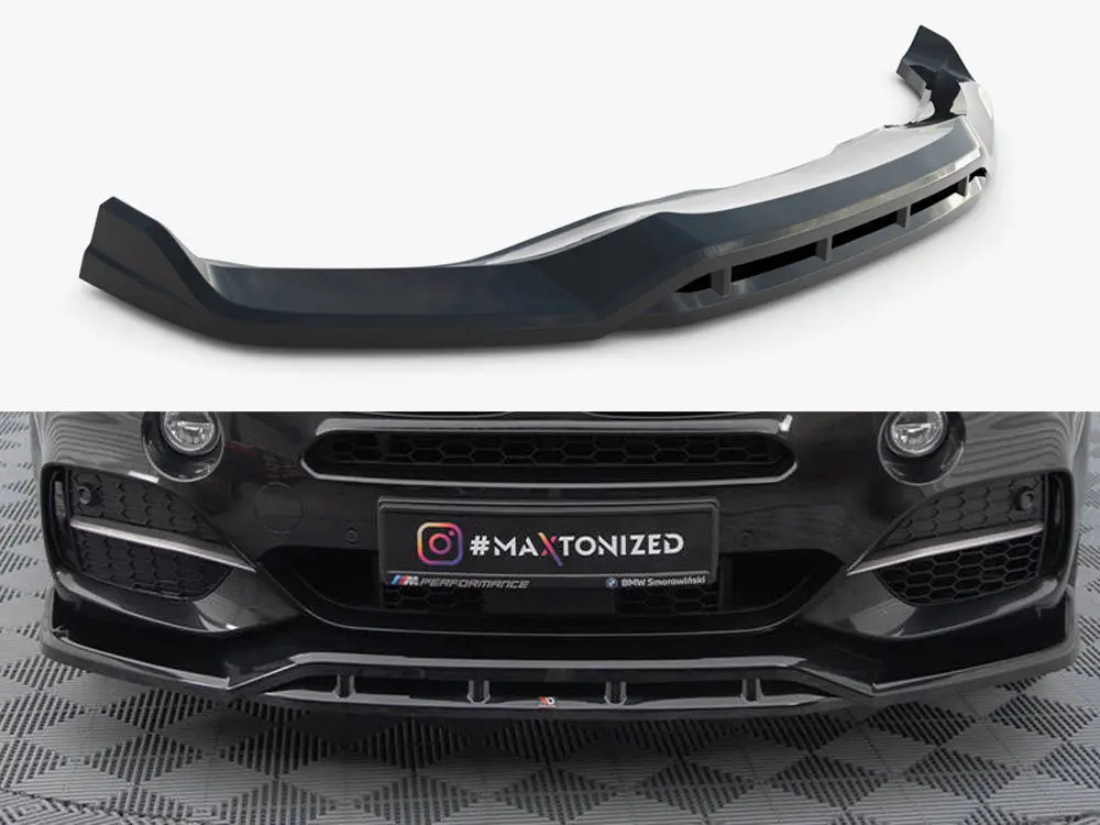 Maxton Design Front Splitter V.3 Bmw X5 M-Pack F15 1