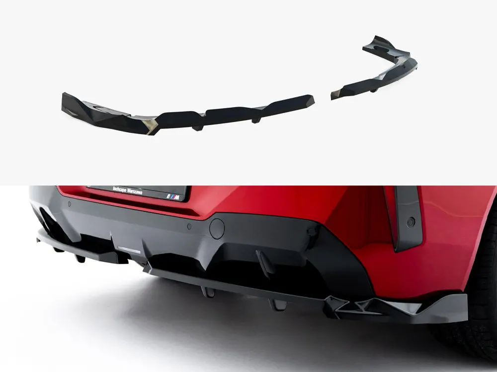 Maxton Design Rear Splitter (Vertical Bars) Bmw X3 M-Pack G45 1