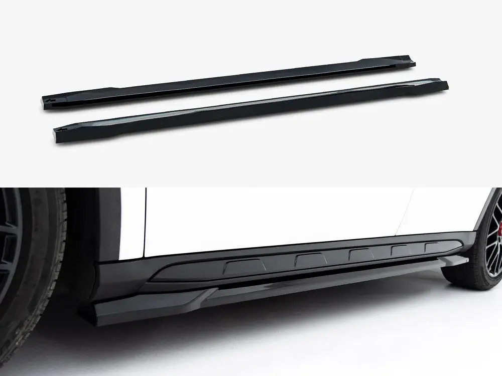 Maxton Design Side Skirts Diffusers Mercedes-Benz Gla 45 Amg X156 Facelift 1
