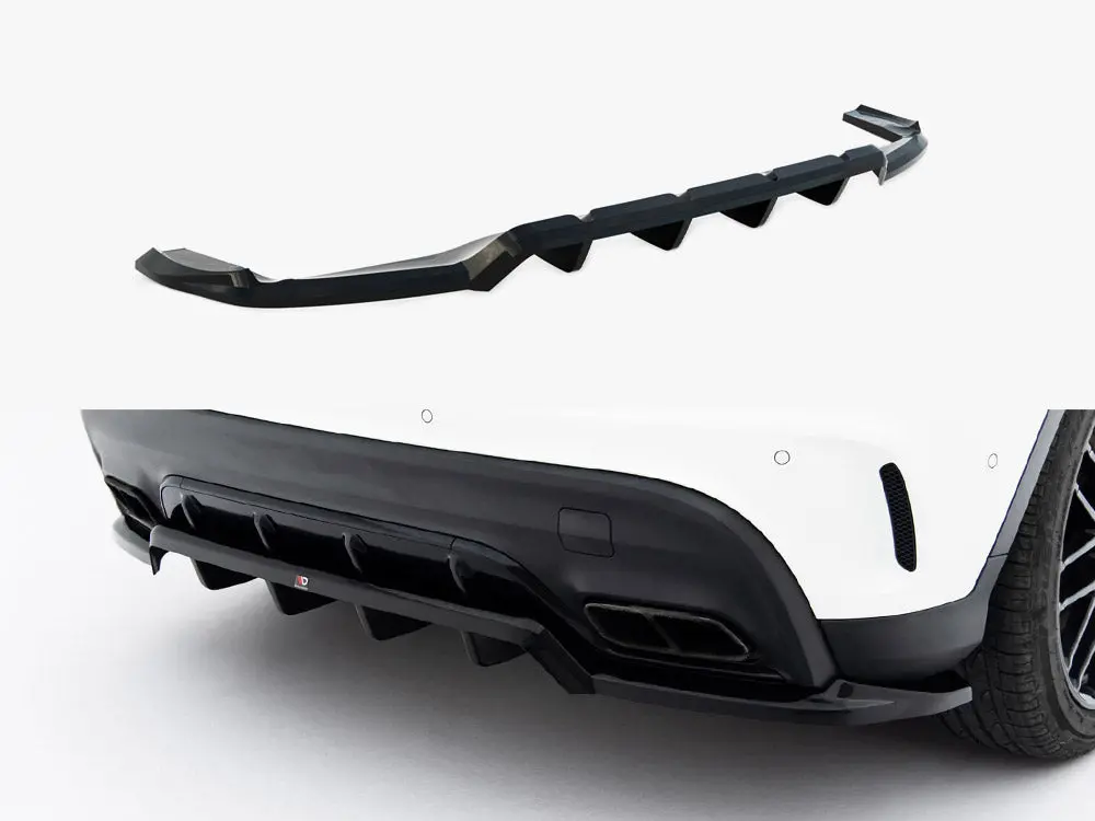 Maxton Design Rear Splitter (Vertical Bars) Mercedes-Benz Gla 45 Amg X156 Facelift 1