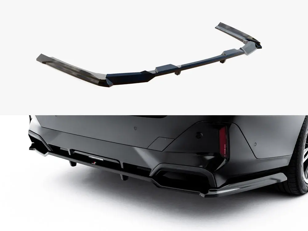Maxton Design Rear Splitter (With Vertical Bars) V.1 Bmw 5 / I5 M-Pack Sedan / Touring G60 / G61 1