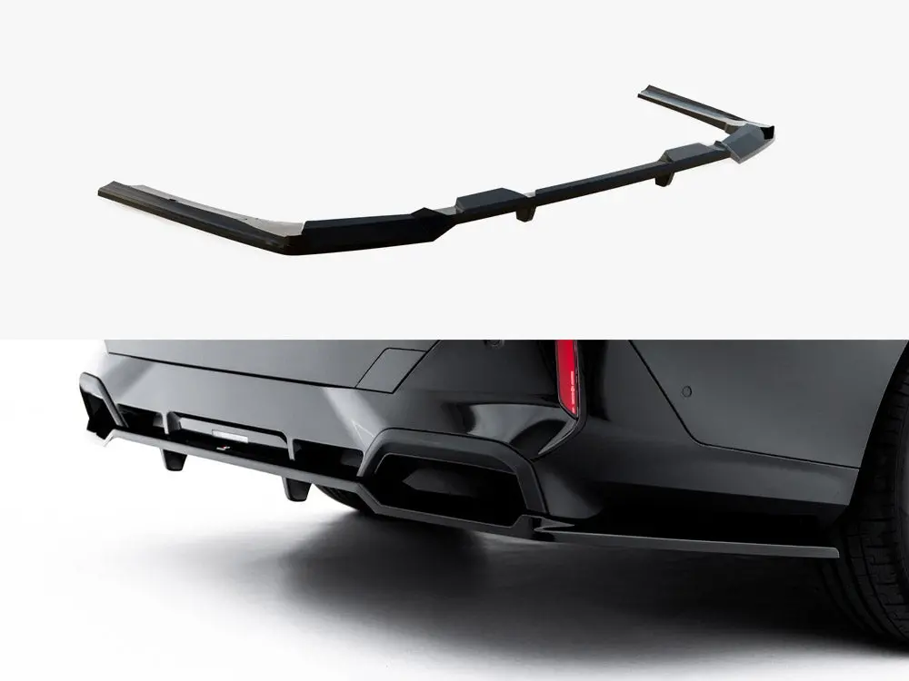 Maxton Design Central Rear Splitter (Vertical Bars) V.2 Bmw 5 M-Pack G60 1