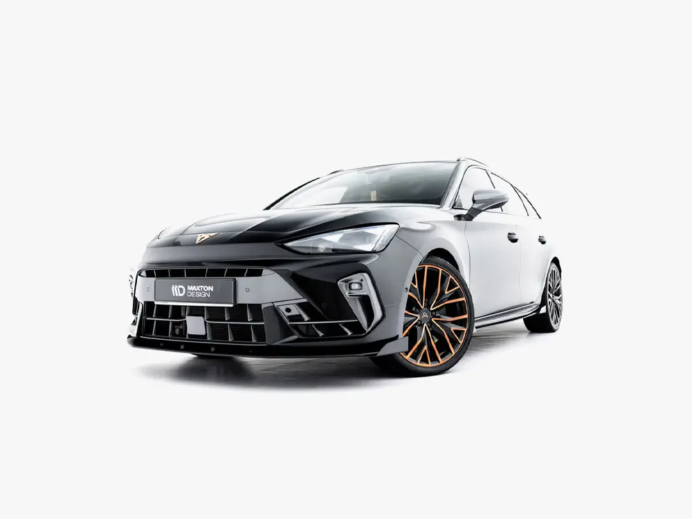 Maxton Design Street Pro Front Splitter + Flaps Cupra Leon St / Hatchback Mk1 Facelift 2